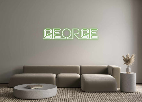 Custom Neon Sign Online Editor George