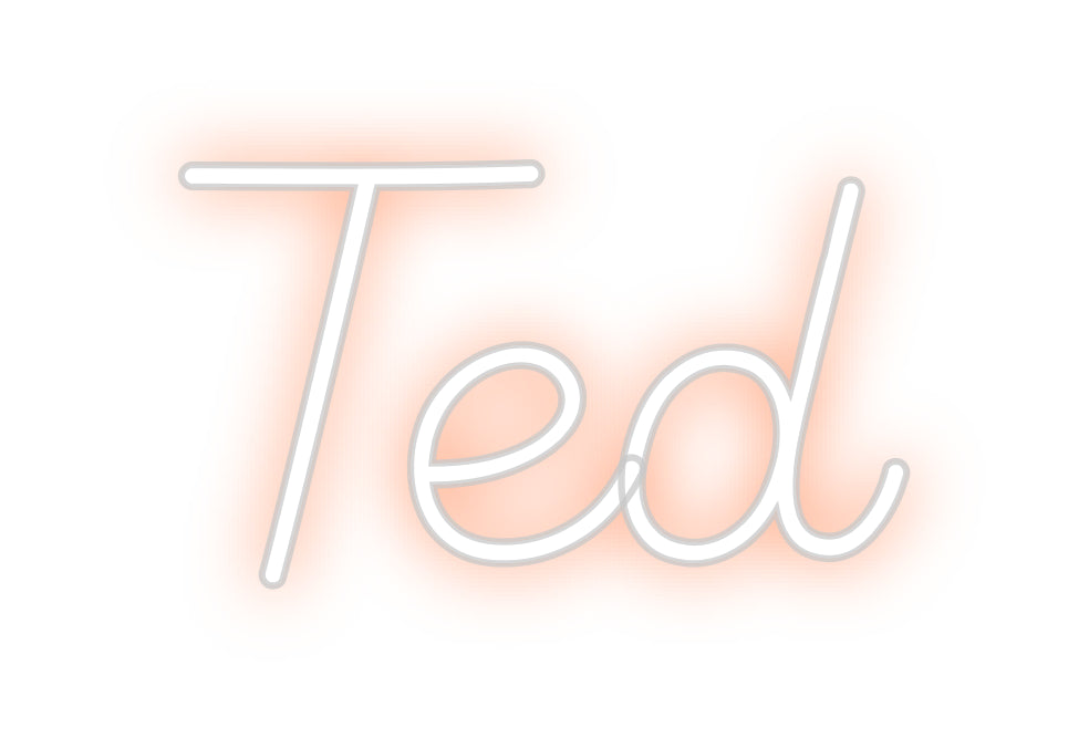 Custom Neon Sign Online Editor Ted