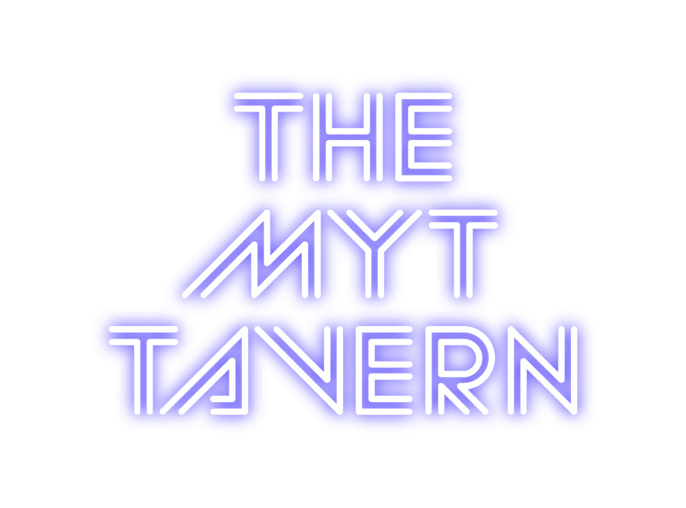 Custom Neon Sign Online Editor THE
MYT
TAV...