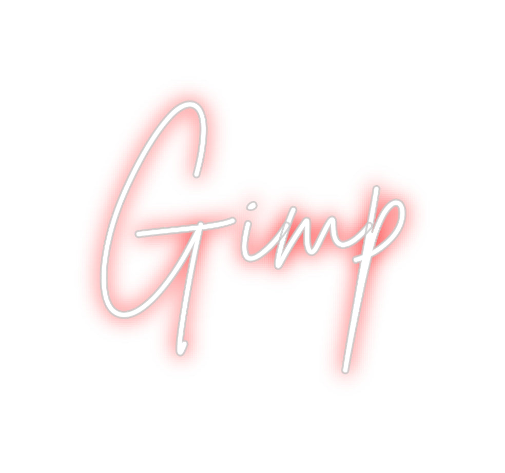 Custom Neon Sign Online Editor Gimp