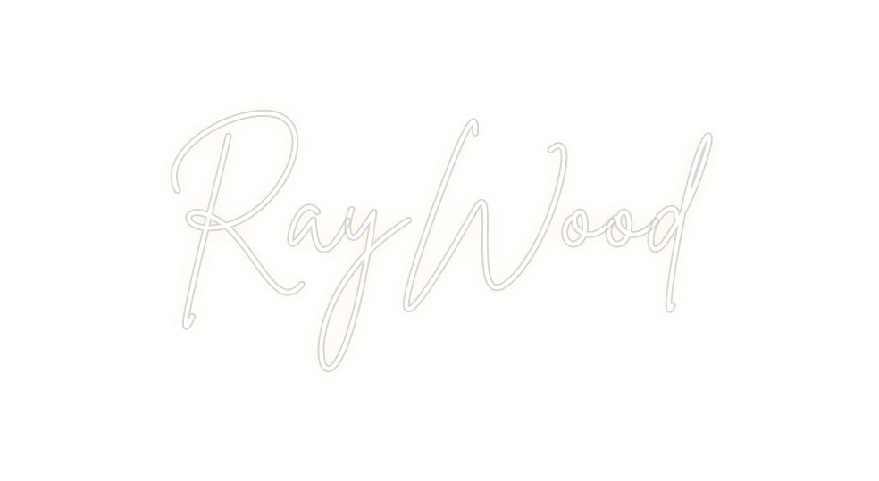 Custom Back Lit Neon Sign Online Editor RayWood