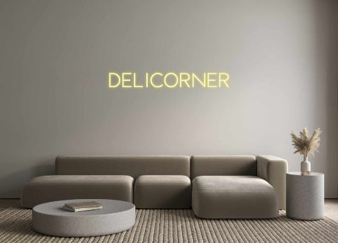 Custom Neon Sign Online Editor DELICORNER