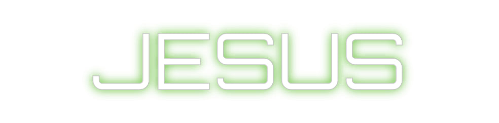 Custom Neon Sign Online Editor JESUS