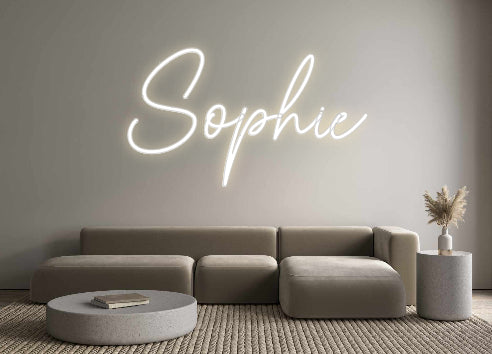 Custom Neon Sign Online Editor Sophie