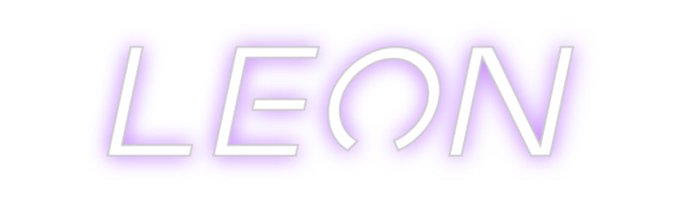 Custom Neon Sign Online Editor Leon