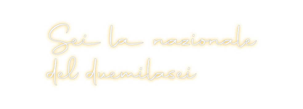 Custom Back Lit Neon Sign Online Editor Sei la nazion...