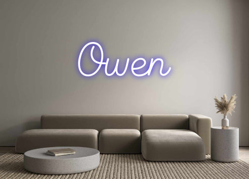Custom Neon Sign Online Editor Owen