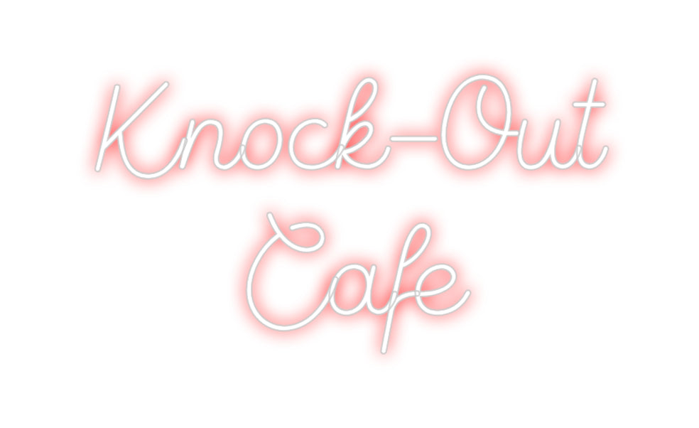 Custom Back Lit Neon Sign Online Editor Knock-Out 
 ...