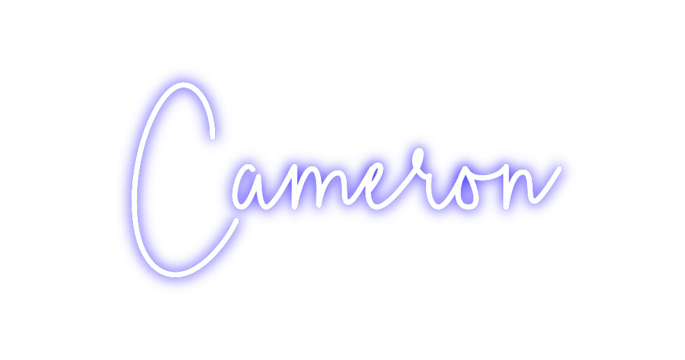 Custom Neon Sign Online Editor Cameron