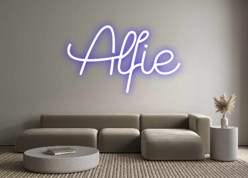 Custom Neon Sign Online Editor Alfie