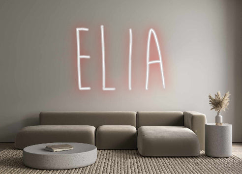 Custom Neon Sign Online Editor ELIA