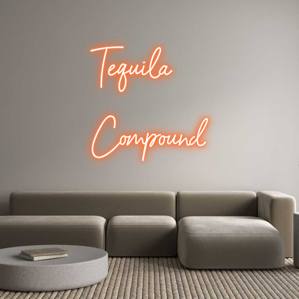Custom Neon Sign Online Editor Tequila 
   ...