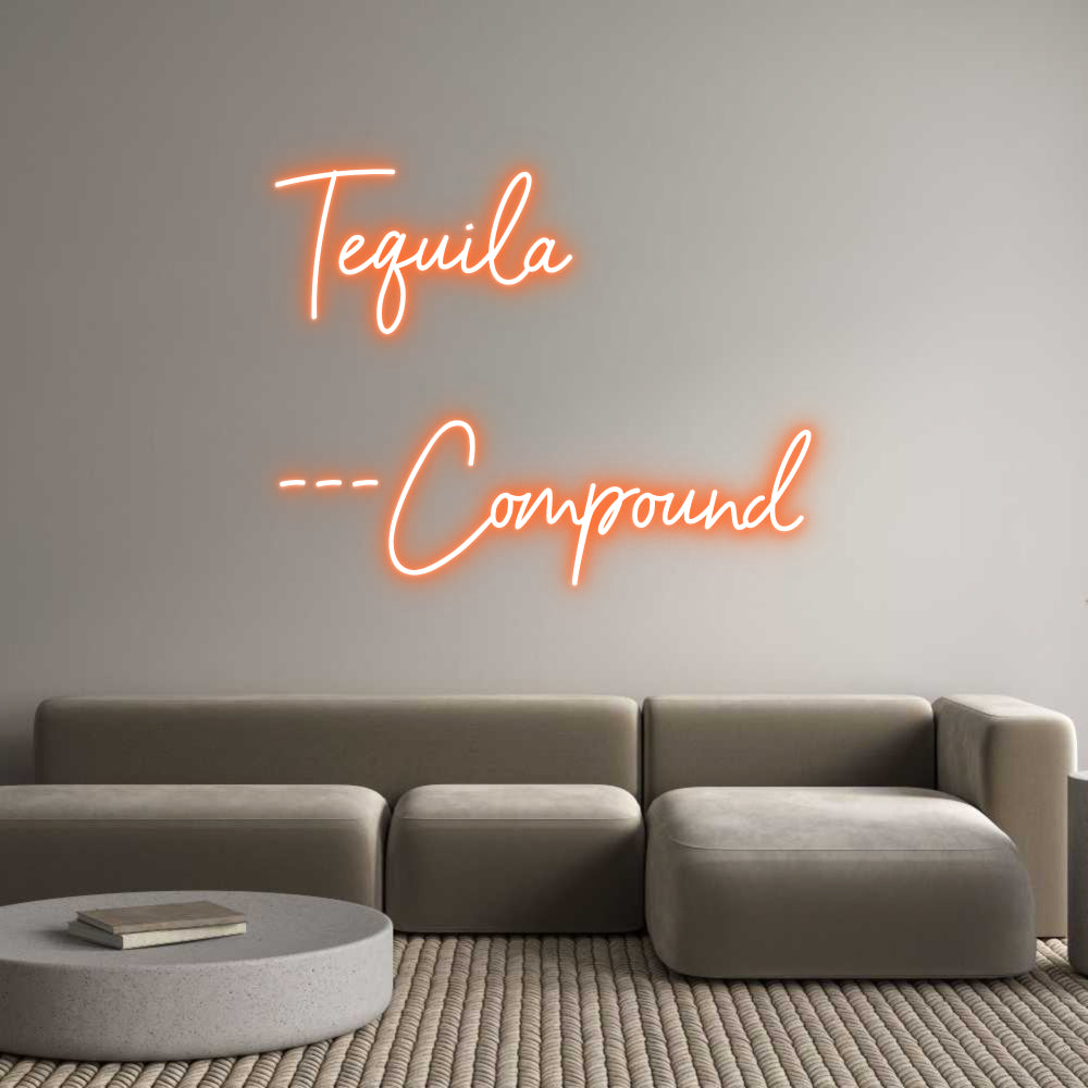 Custom Neon Sign Online Editor Tequila 
   ...