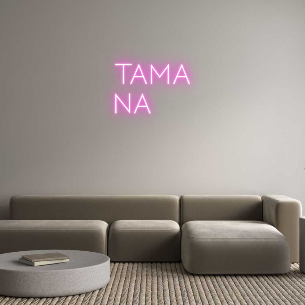 Custom Neon Sign Online Editor Tama
na