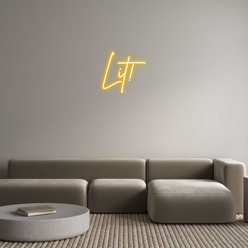 Custom Back Lit Neon Sign Online Editor Lit!