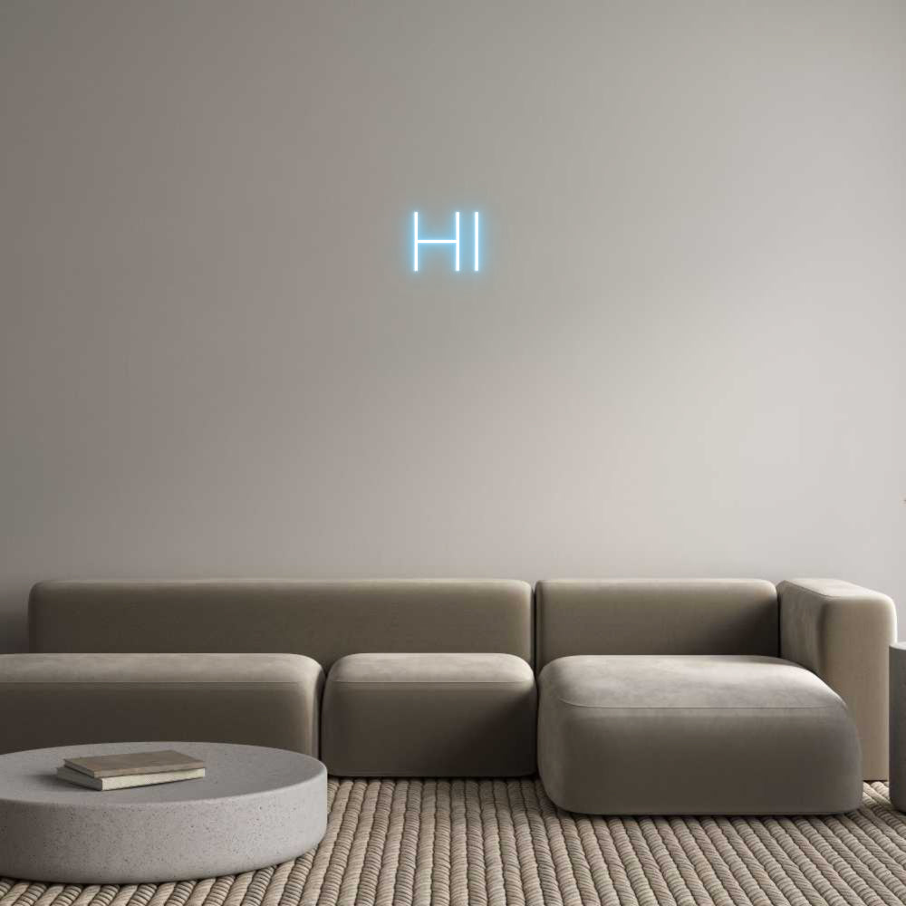 Custom Neon Sign Online Editor HI