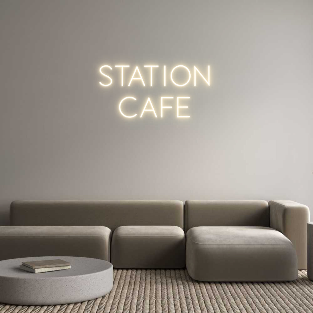 Custom Neon Sign Online Editor Station
Cafe