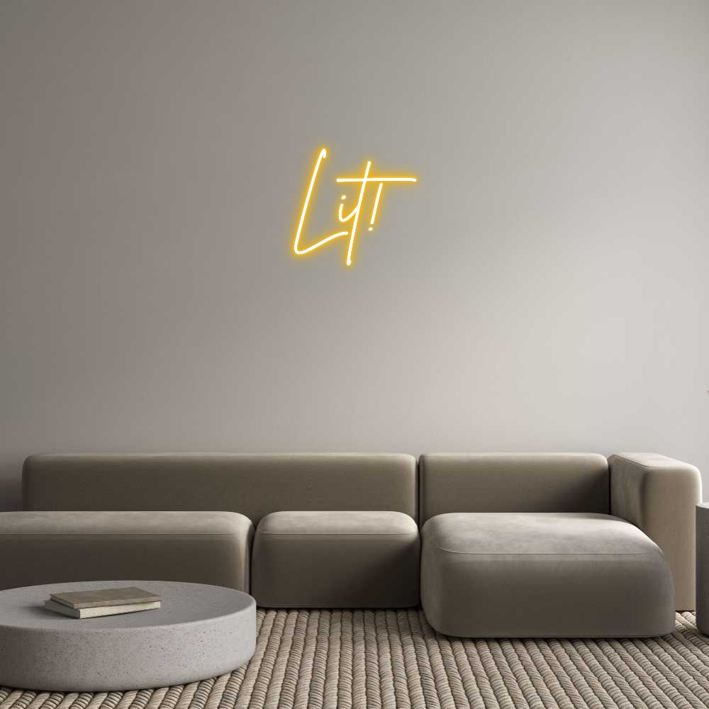Custom Back Lit Neon Sign Online Editor Lit!