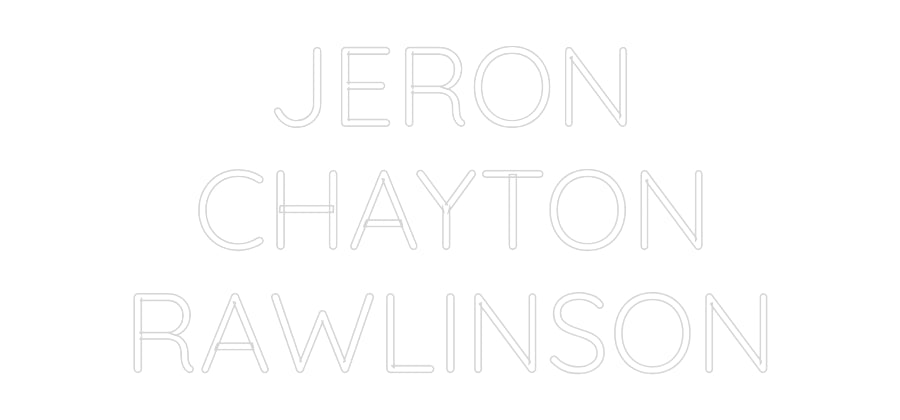 Custom Neon Sign Online Editor JERON 
CHAYT...