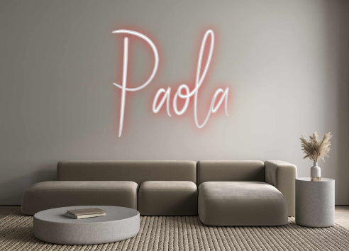 Custom Neon Sign Online Editor Paola