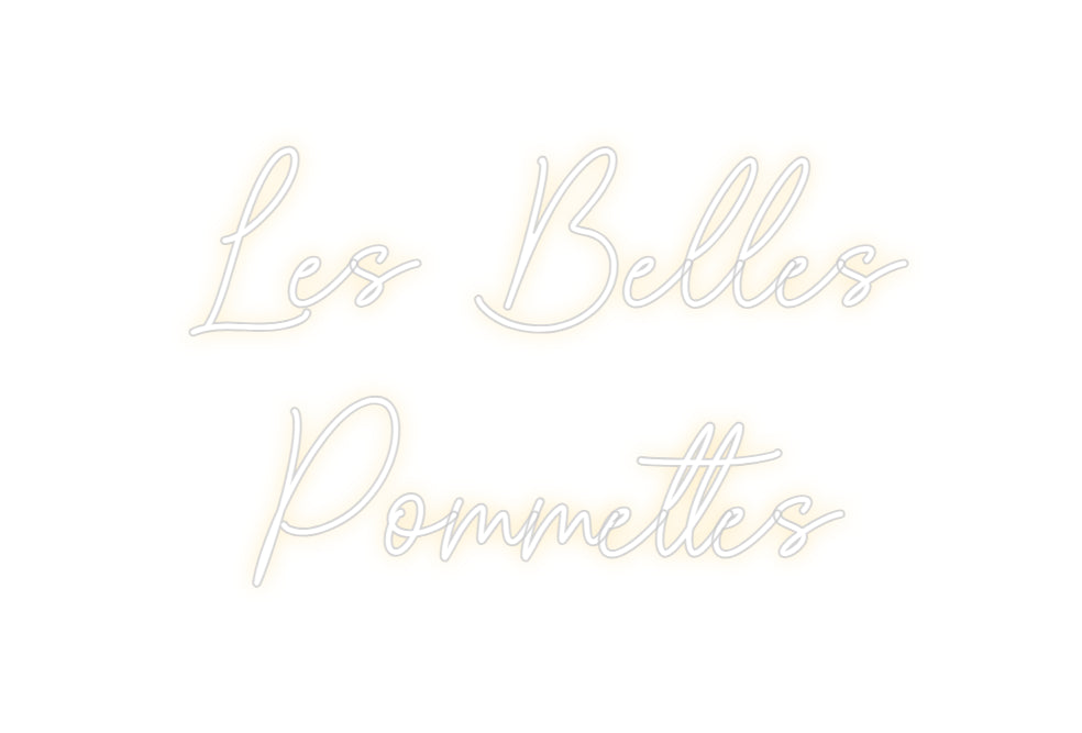Custom Neon Sign Online Editor Les Belles
P...