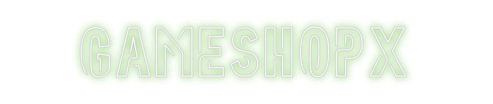 Custom Neon Sign Online Editor GameshopX