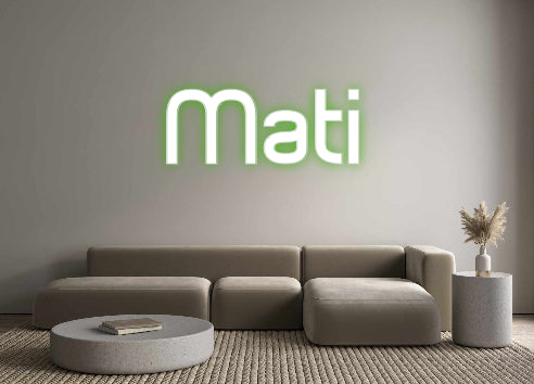Custom Neon Sign Online Editor Mati