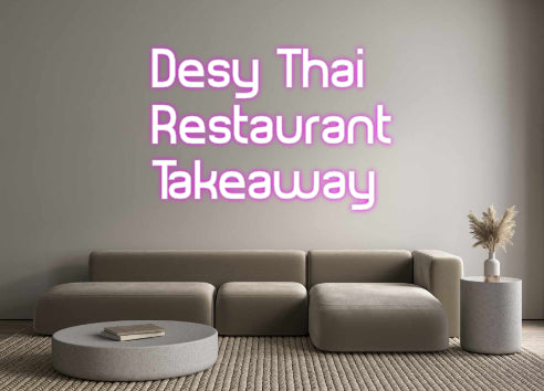 Custom Back Lit Neon Sign Online Editor Desy Thai
Re...