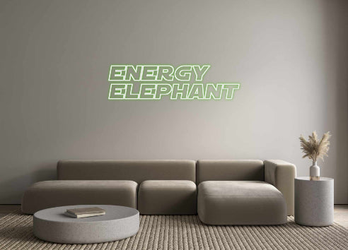 Custom Neon Sign Online Editor Energy 
Elep...