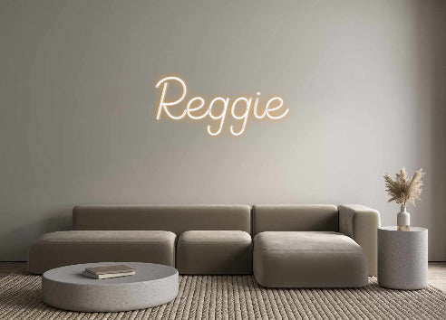 Custom Neon Sign Online Editor Reggie