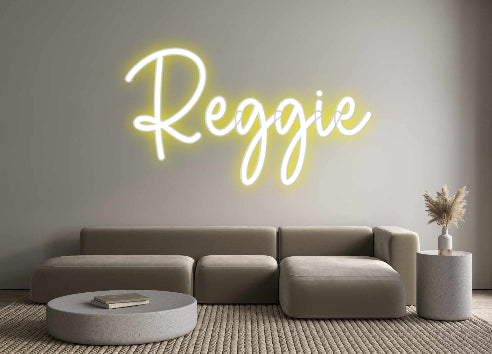 Custom Neon Sign Online Editor Reggie