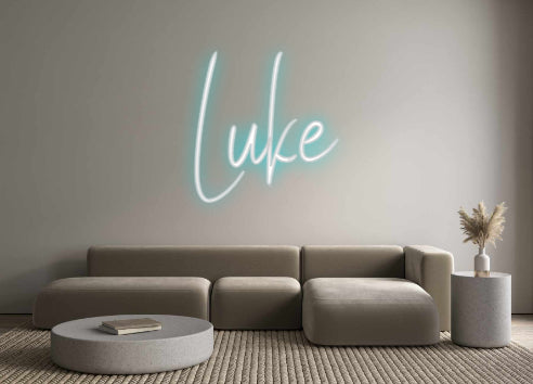 Custom Back Lit Neon Sign Online Editor Luke