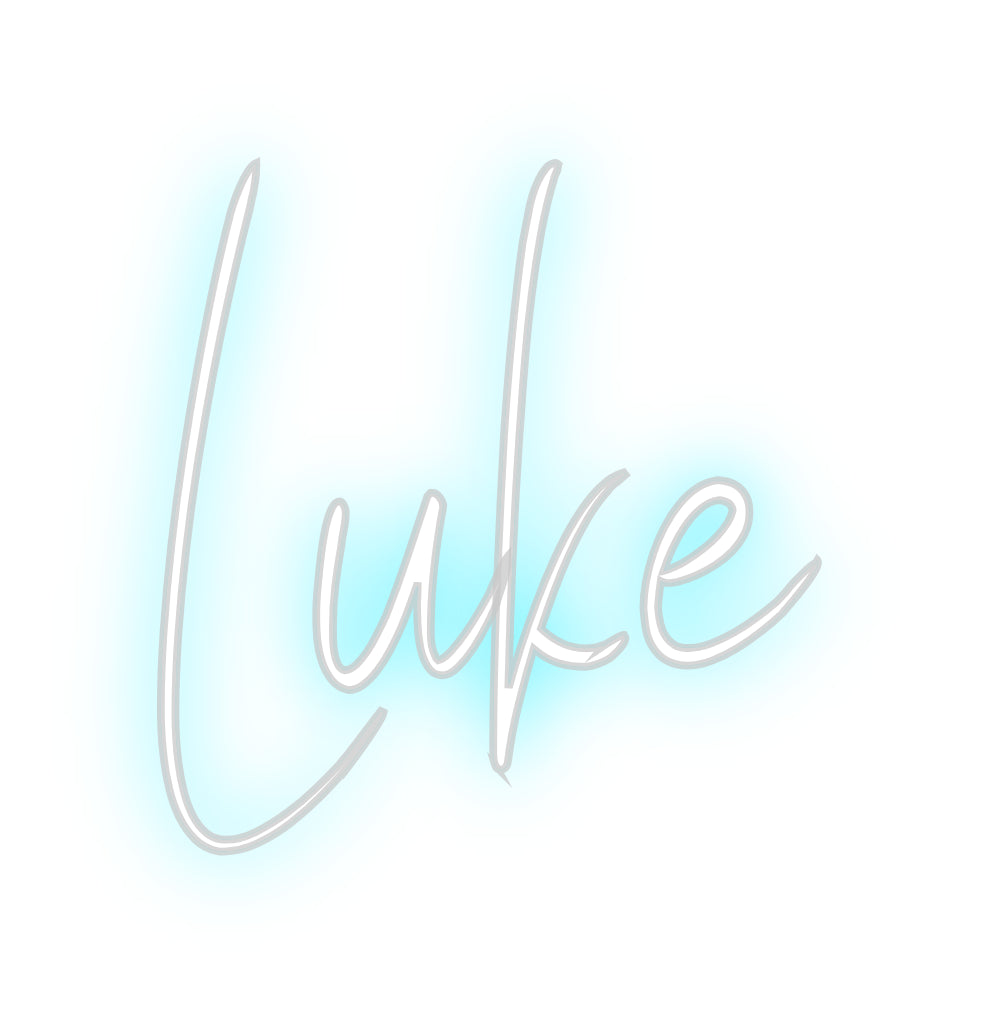 Custom Back Lit Neon Sign Online Editor Luke