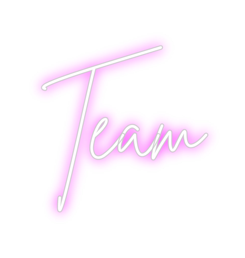 Custom Back Lit Neon Sign Online Editor Team