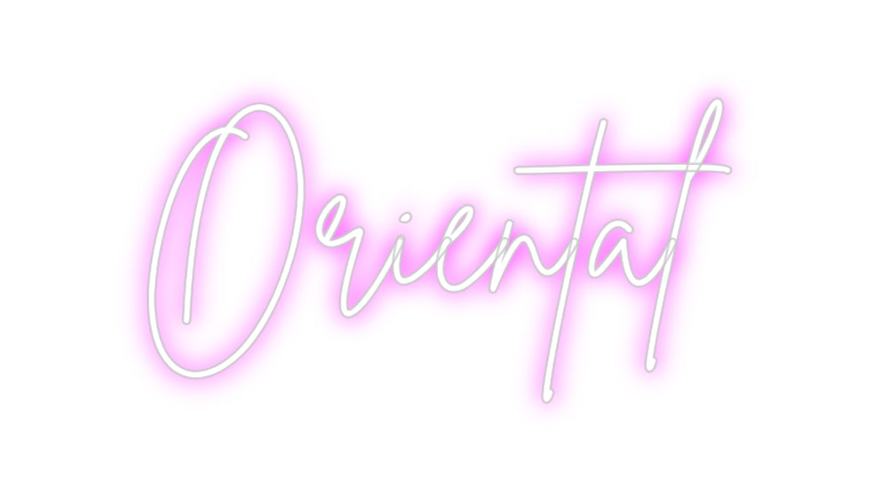 Custom Back Lit Neon Sign Online Editor Oriental