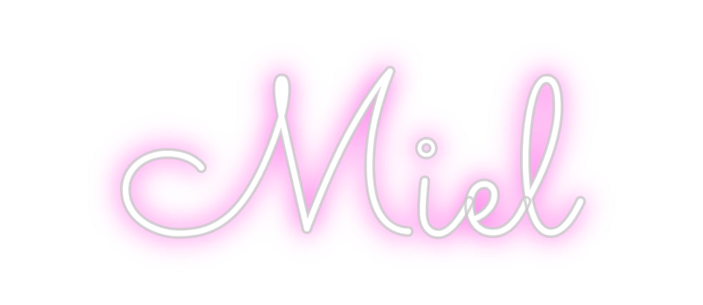 Custom Neon Sign Online Editor Miel