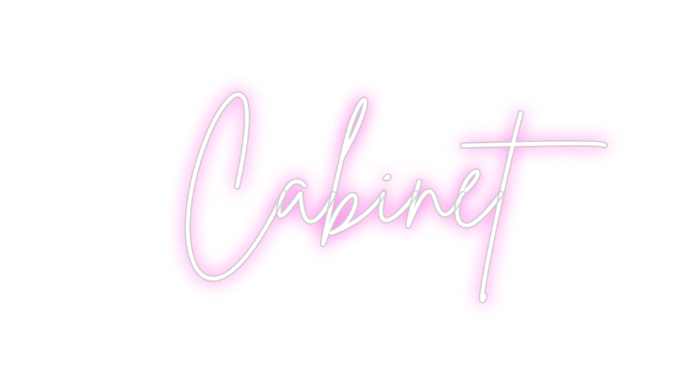 Custom Neon Sign Online Editor Cabinet