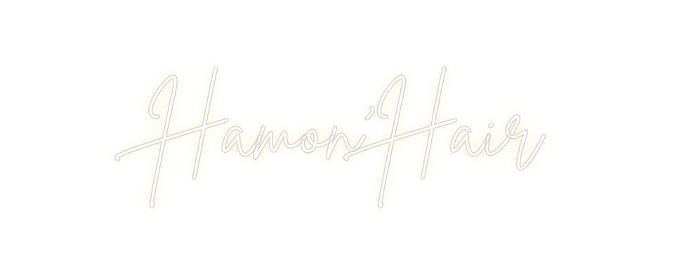 Custom Neon Sign Online Editor Hamon’Hair