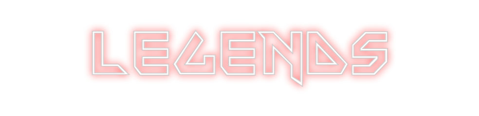 Custom Neon Sign Online Editor LEGENDS