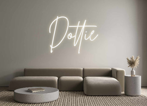 Custom Neon Sign Online Editor Dottie