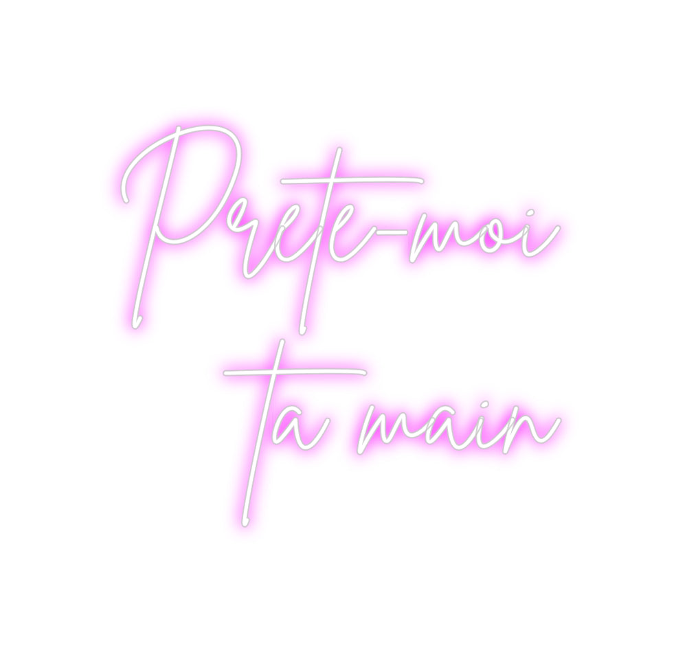 Custom Back Lit Neon Sign Online Editor Prête-moi
ta...
