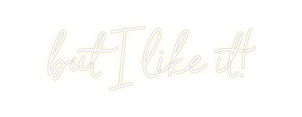 Custom Neon Sign Online Editor but I like it!