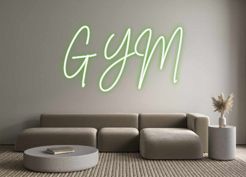 Custom Neon Sign Online Editor GYM