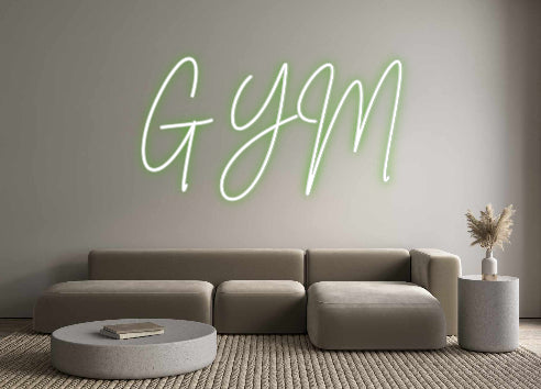 Custom Neon Sign Online Editor GYM