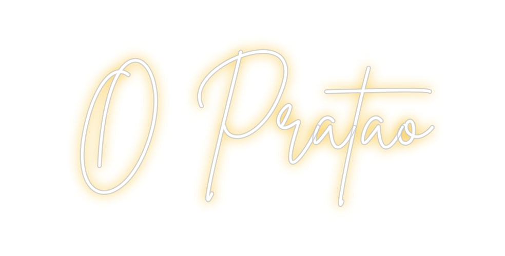 Custom Back Lit Neon Sign Online Editor O Pratao