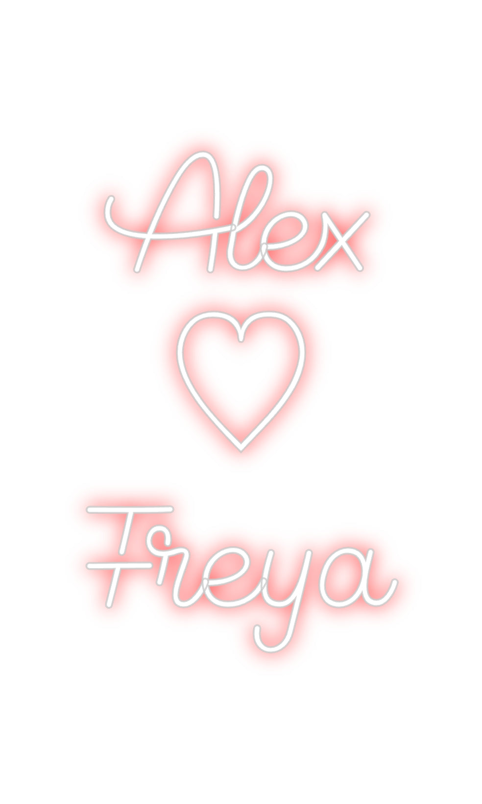 Custom Neon Sign Online Editor Alex
♡
Freya