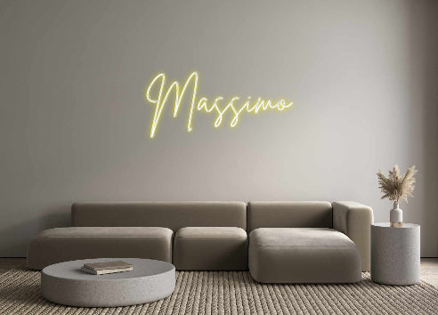 Custom Neon Sign Online Editor Massimo
