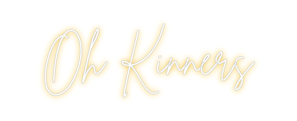 Custom Back Lit Neon Sign Online Editor Oh Kinners