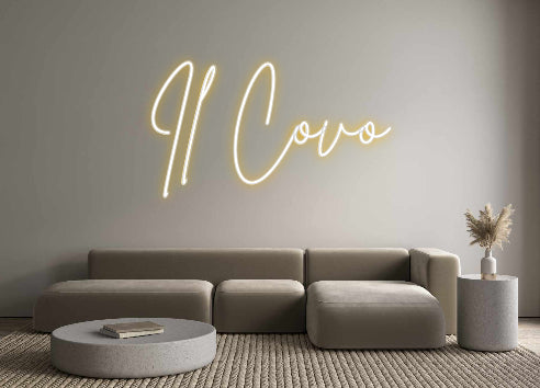 Custom Back Lit Neon Sign Online Editor Il Covo