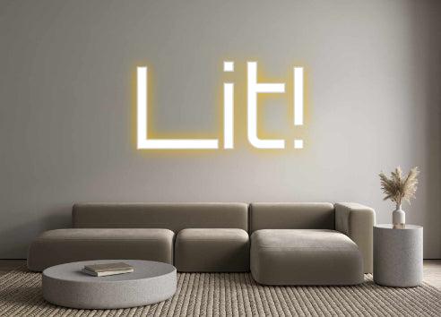 Custom Back Lit Neon Sign Online Editor Lit!